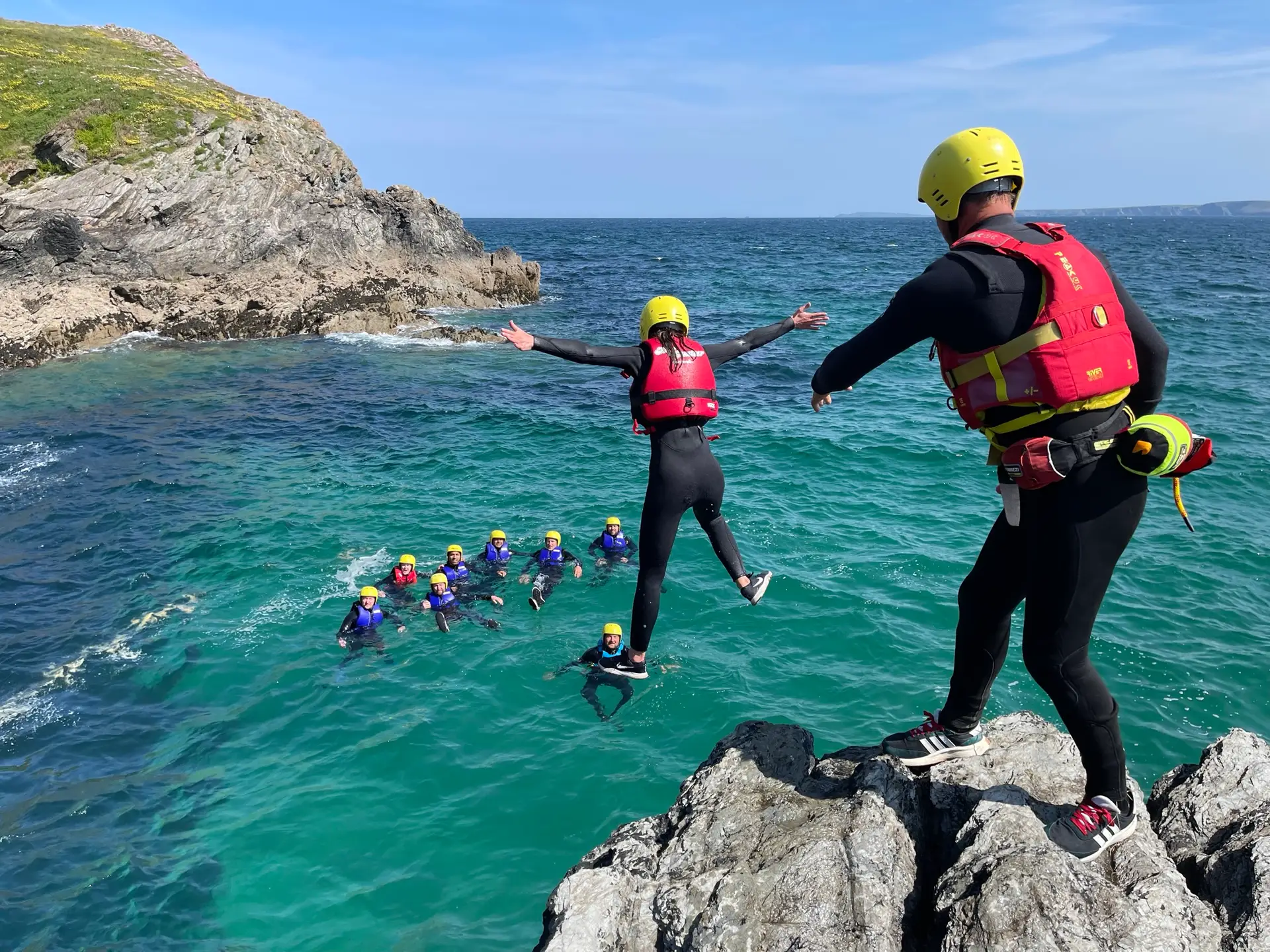 Coasteering G Land with Vertical Descents Cornwall